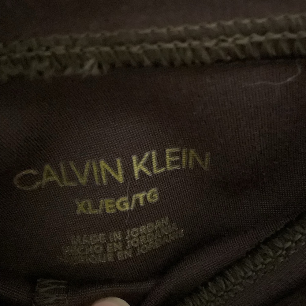 Calvin Klein Brown Stretch Skinny Pants XL Pull On Career Pants - Picture 6 of 8